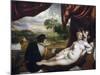 Venus and the Lute Player-Titian (Tiziano Vecelli)-Mounted Giclee Print