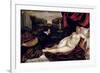 Venus and the Organist, c.1540-50-Titian (Tiziano Vecelli)-Framed Giclee Print