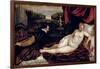 Venus and the Organist, c.1540-50-Titian (Tiziano Vecelli)-Framed Giclee Print