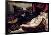 Venus and the Organist, c.1540-50-Titian (Tiziano Vecelli)-Framed Giclee Print