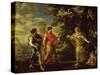Venus Appearing to Aeneas as a Huntress-Pietro Da Cortona-Stretched Canvas