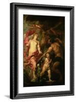 Venus Asking Vulcan For the Armour of Aeneas-Sir Anthony Van Dyck-Framed Giclee Print