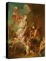 Venus Asks Vulcan Weapons for Aeneas (Oil on Canvas)-Charles de Lafosse-Stretched Canvas