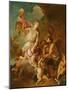 Venus Asks Vulcan Weapons for Aeneas (Oil on Canvas)-Charles de Lafosse-Mounted Giclee Print