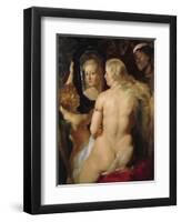 Venus at a Mirror-Peter Paul Rubens-Framed Giclee Print