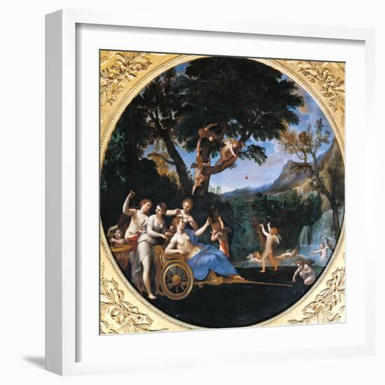 Venus at Her Toilet-Francesco Albani-Framed Giclee Print