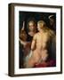 Venus Before a Mirror, 1614-15-Peter Paul Rubens-Framed Giclee Print