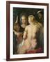 Venus before a mirror (1614 / 1615)-Peter Paul Rubens-Framed Giclee Print