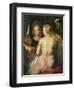 Venus before a mirror (1614 / 1615)-Peter Paul Rubens-Framed Giclee Print