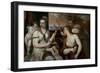 Venus Blindfolding Cupid-Titian (Tiziano Vecelli)-Framed Giclee Print