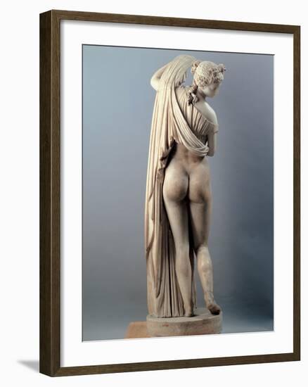 Venus Callipygian, Kallipygos, 1st Century, Marble, Full Relief-null-Framed Photographic Print