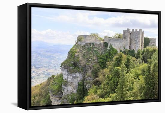 Venus Castle. Norman Structure from 12th Century. Erice. Sicily. Italy-Tom Norring-Framed Stretched Canvas