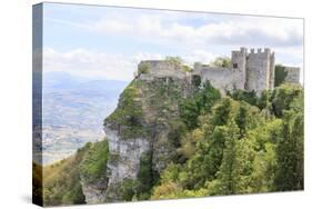 Venus Castle. Norman Structure from 12th Century. Erice. Sicily. Italy-Tom Norring-Stretched Canvas