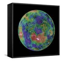 Venus Centered on the North Pole-Stocktrek Images-Framed Stretched Canvas