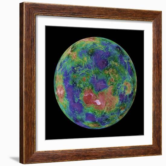 Venus Centered on the North Pole-Stocktrek Images-Framed Photographic Print