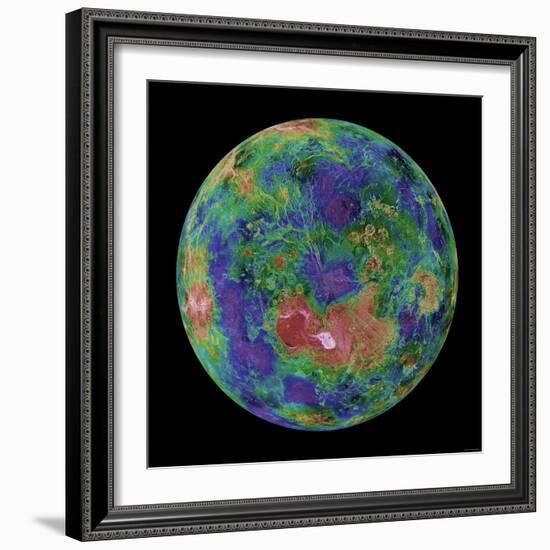 Venus Centered on the North Pole-Stocktrek Images-Framed Photographic Print