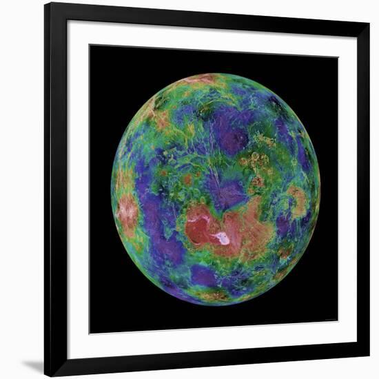 Venus Centered on the North Pole-Stocktrek Images-Framed Photographic Print