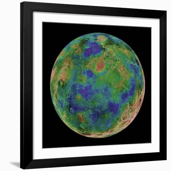 Venus Centered on the South Pole-Stocktrek Images-Framed Photographic Print