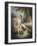 Venus Consoling Cupid-Francois Boucher-Framed Art Print