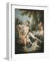 Venus Consoling Cupid-Francois Boucher-Framed Art Print