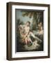 Venus Consoling Cupid-Francois Boucher-Framed Art Print