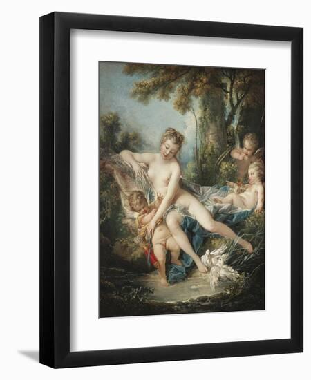 Venus Consoling Cupid-Francois Boucher-Framed Art Print