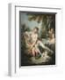 Venus Consoling Cupid-Francois Boucher-Framed Art Print