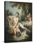 Venus Consoling Cupid-Francois Boucher-Stretched Canvas