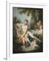 Venus Consoling Cupid-Francois Boucher-Framed Art Print