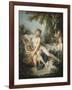 Venus Consoling Cupid-Francois Boucher-Framed Art Print