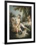 Venus Consoling Cupid-Francois Boucher-Framed Art Print