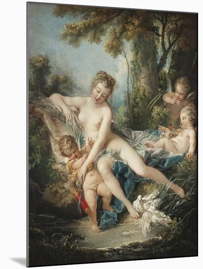 Venus Consoling Cupid-Francois Boucher-Mounted Art Print