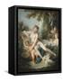 Venus Consoling Cupid-Francois Boucher-Framed Stretched Canvas