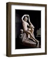 Venus Crowning Adonis-Antonio Canova-Framed Art Print
