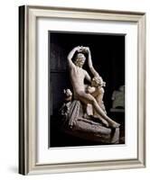 Venus Crowning Adonis-Antonio Canova-Framed Art Print