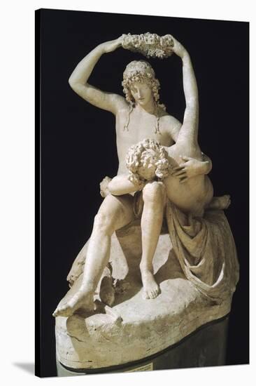 Venus Crowning Love-Antonio Canova-Stretched Canvas