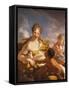 Venus, Cupid and a Faun-Giovanni Antonio Pellegrini-Framed Stretched Canvas