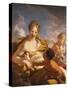 Venus, Cupid and a Faun-Giovanni Antonio Pellegrini-Stretched Canvas