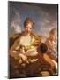 Venus, Cupid and a Faun-Giovanni Antonio Pellegrini-Mounted Giclee Print