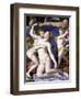 Venus, Cupid, Folly and Time (Allegory of the Triumph of Venus) by Agnolo Bronzino-null-Framed Giclee Print