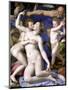 Venus, Cupid, Folly and Time (Allegory of the Triumph of Venus) by Agnolo Bronzino-null-Mounted Giclee Print