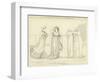 Venus Disguised Inviting Helen to the Chamber of Paris-John Flaxman-Framed Giclee Print