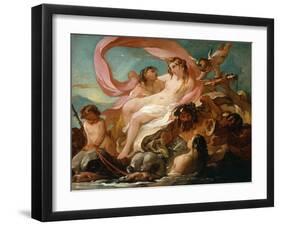 Venus Emerging from the Sea, c.1754-5-Joseph-marie, The Elder Vien-Framed Giclee Print