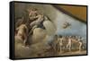 Vénus entourée de nymphes contemplant une ronde de cupidon-Sebastiano Ricci-Framed Stretched Canvas