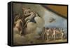 Vénus entourée de nymphes contemplant une ronde de cupidon-Sebastiano Ricci-Framed Stretched Canvas