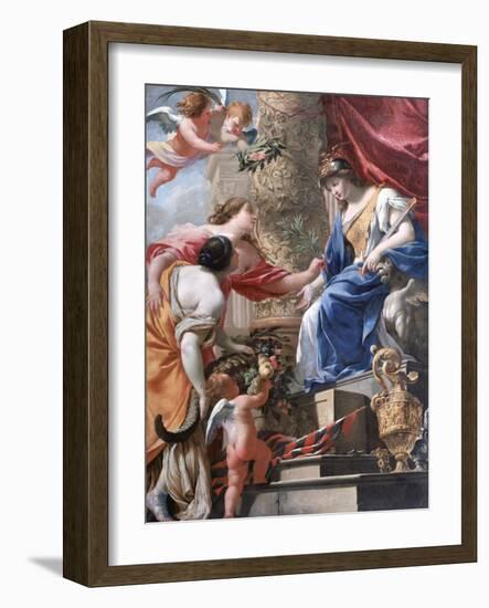 'Vénus Et L'Amour' C1535-1560-Lambert Sustris-Framed Giclee Print