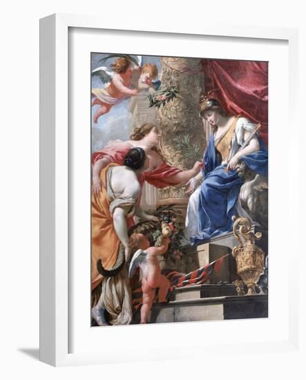 'Vénus Et L'Amour' C1535-1560-Lambert Sustris-Framed Giclee Print