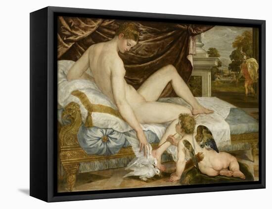 Vénus et l'amour-Lambert Sustris-Framed Stretched Canvas