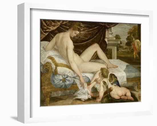 Vénus et l'amour-Lambert Sustris-Framed Giclee Print