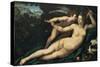 Vénus et l'Amour-Alessandro Allori-Stretched Canvas